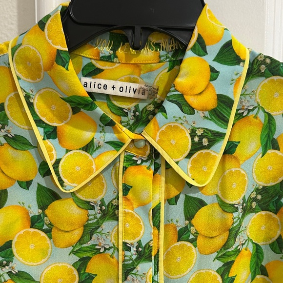 Alice + Olivia Citrus Blouse - Picture 3 of 5